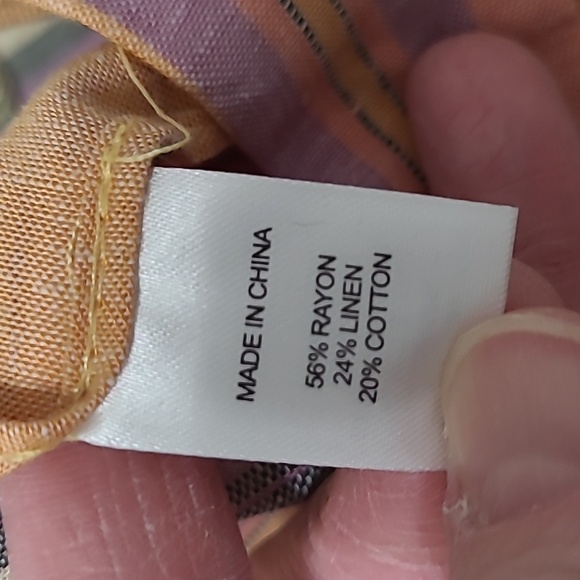 NWT DREW Whitney Split Tulip Linen Blend Pants in Agave size Large - Picture 7 of 10